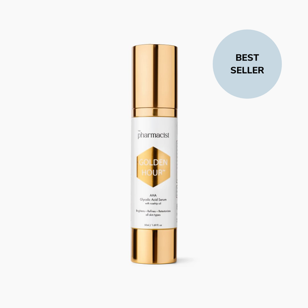 Golden Hour™ AHA Glycolic Acid Serum with rosehip oil– The